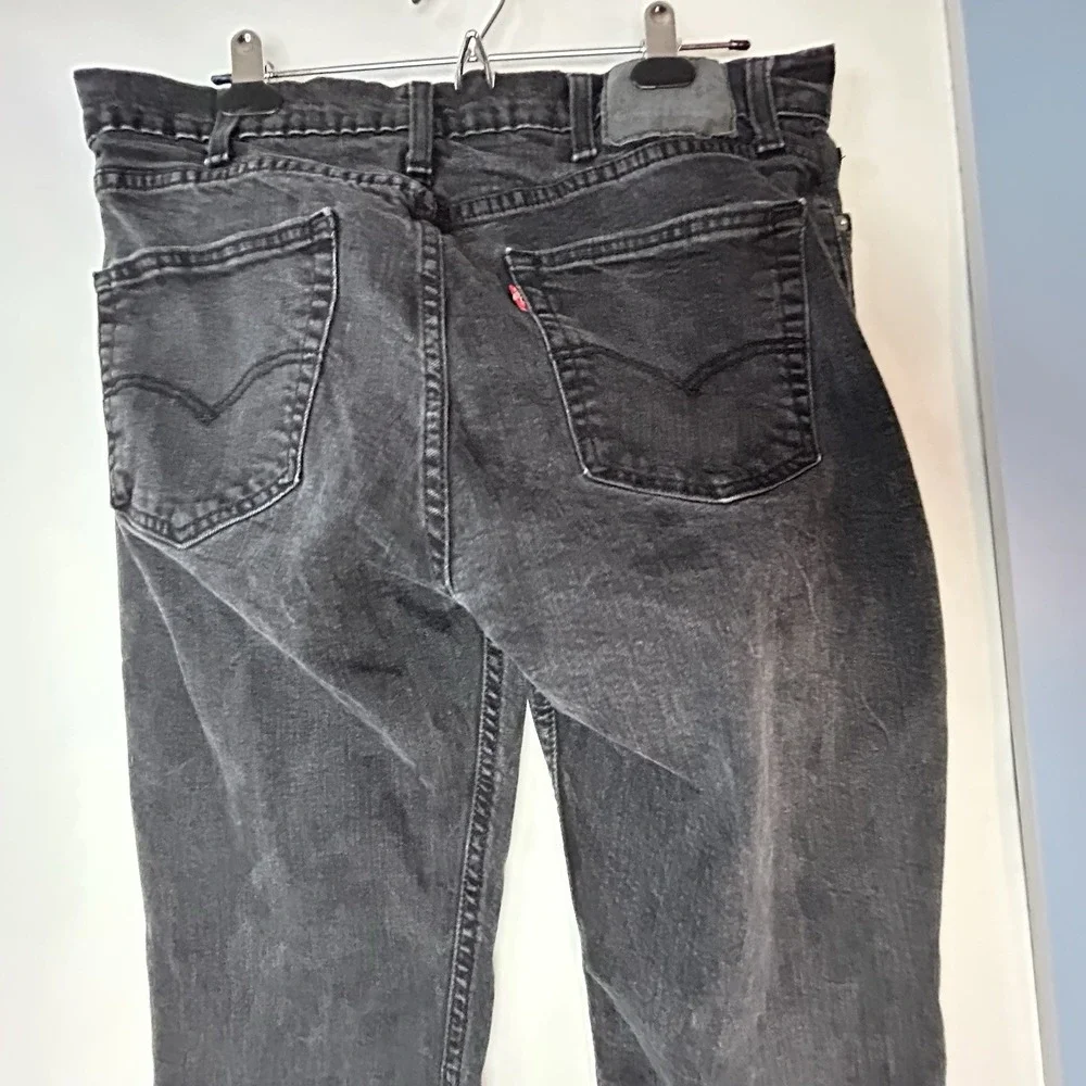 Levi's 502 Denim Black Jeans 38X30‎ Mens